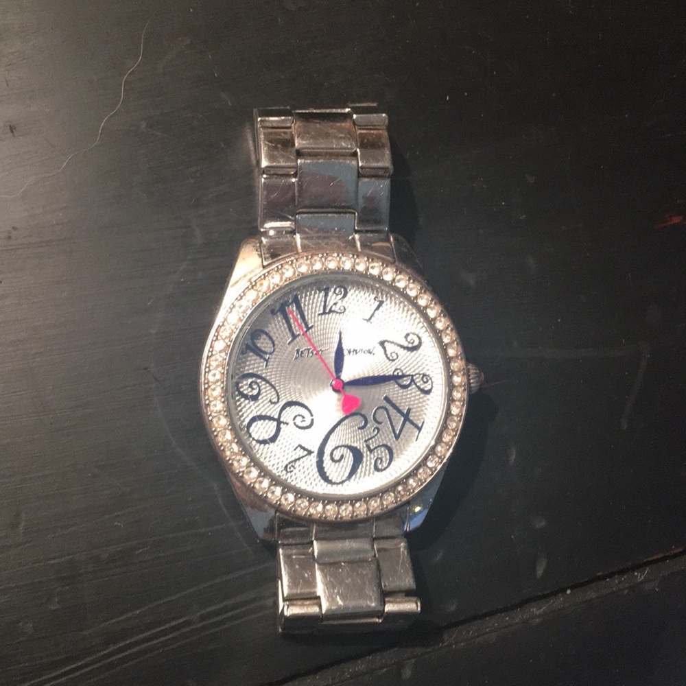 Betsey Johnson Silver watch
